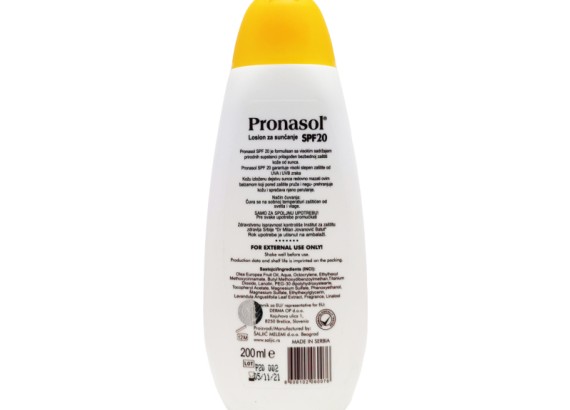 Pronasol SPF20 losion za sunčanje 200 ml