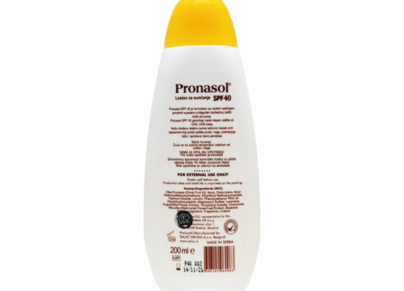 Pronasol SPF40 losion za sunčanje 200 ml