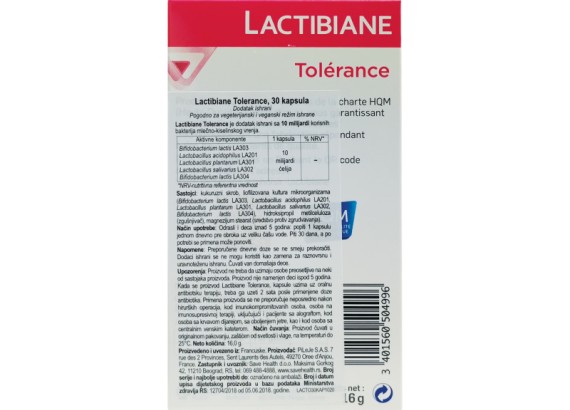 Lactibiane Tolérance 30 kapsula