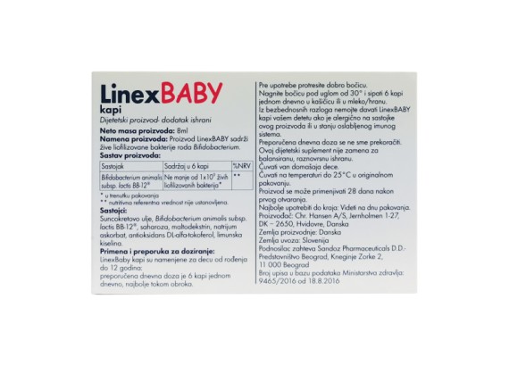 Linex® baby kapi 8 ml