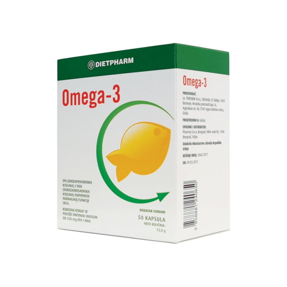 OMEGA3 kapsule 50 Markfarm apoteka