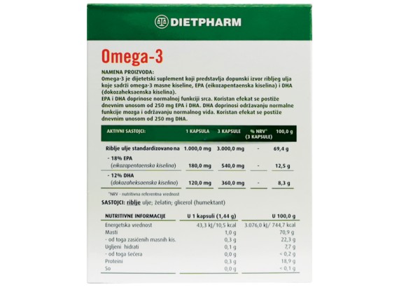 OMEGA-3 kapsule 50