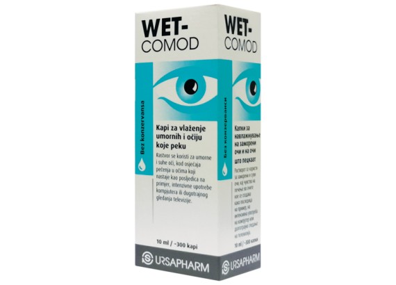 Wet-comod® 10 ml / 300 kapi za vlaženje očiju