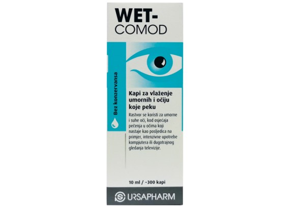 Wet-comod® 10 ml / 300 kapi za vlaženje očiju