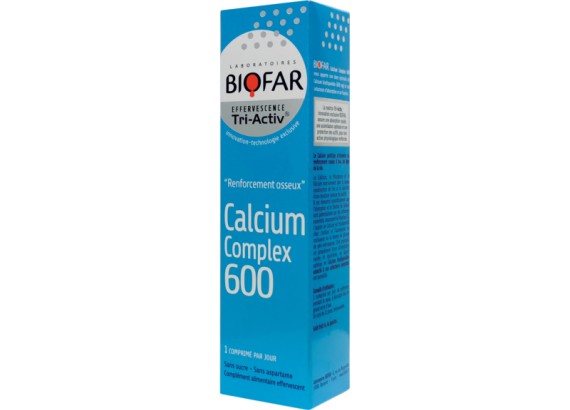 Biofar Calcium 600 TriActiv 15 šumećih tableta