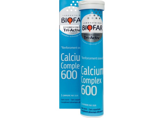 Biofar Calcium 600 TriActiv 15 šumećih tableta