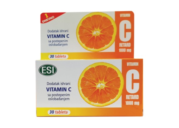 Vitamin C Retard 1000 mg 30 tableta