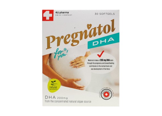 Pregnatol DHA for you® 30 mekih želatinoznih kapsula