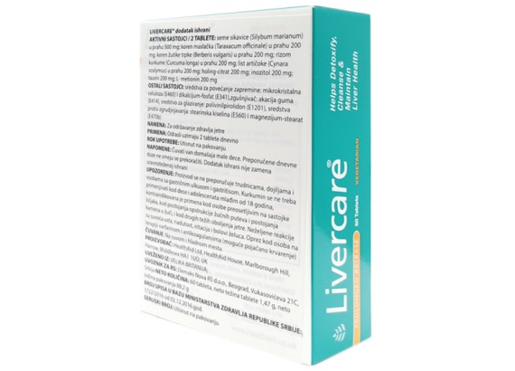 HealthAid Livercare® 60 tableta