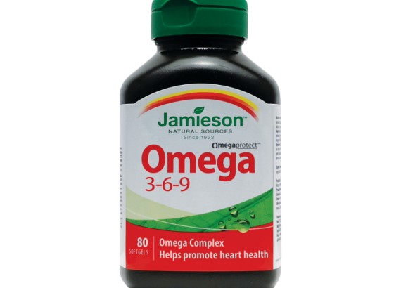 Jamieson Omega 3-6-9  80 softgel kapsula