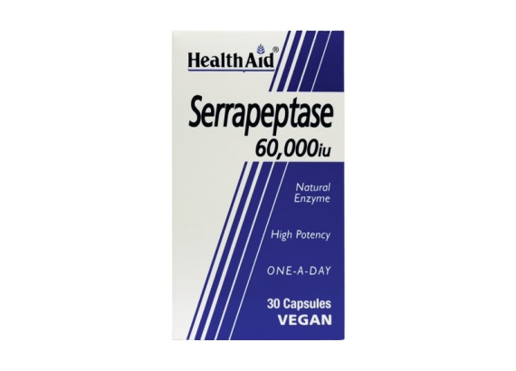 HealthAid Serrapeptase® 60,000 IU  30 kapsula