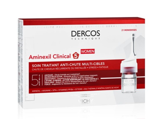 Vichy Aminexil clinical 5 protiv opadanja kose za žene ampule