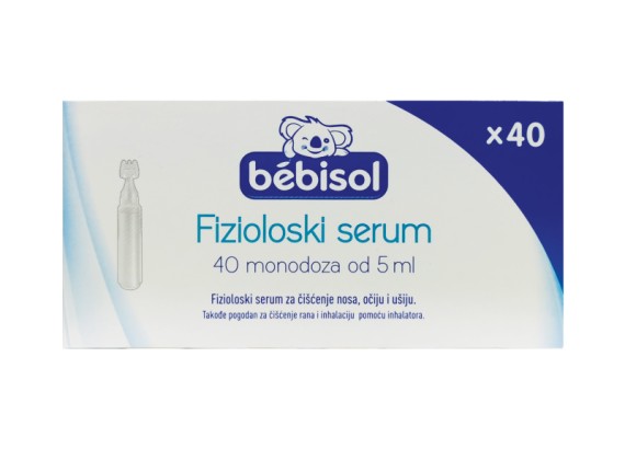 Bebisol Fiziološki serum, monodoza od 5 ml