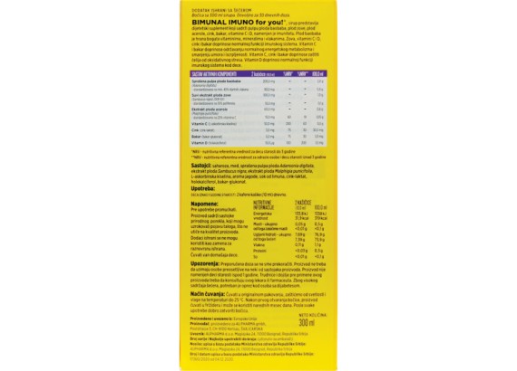 Bimunal Imuno for you sirup 300 ml (ROK 12.25.)