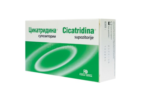 Cicatridina® 10 supozitorija