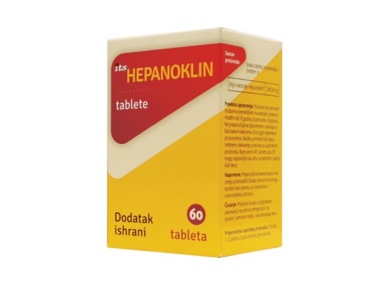 Hepanoklin 60 tableta