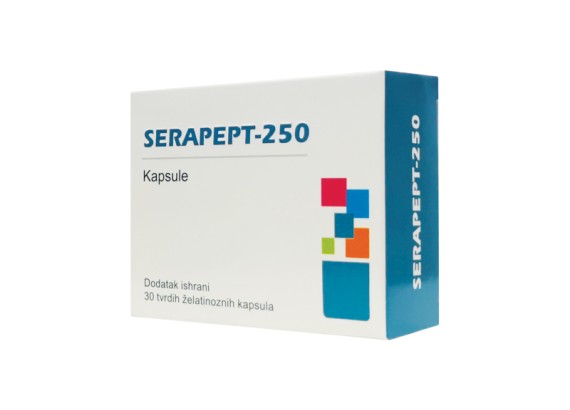 Serapept-250 30 kapsula