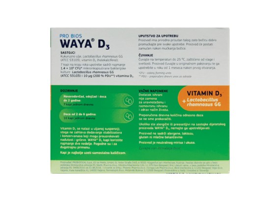 Waya® D3 kapi 10 ml