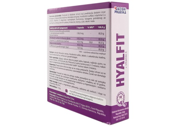 Hyalfit® + Vitamin C 30 kapsula