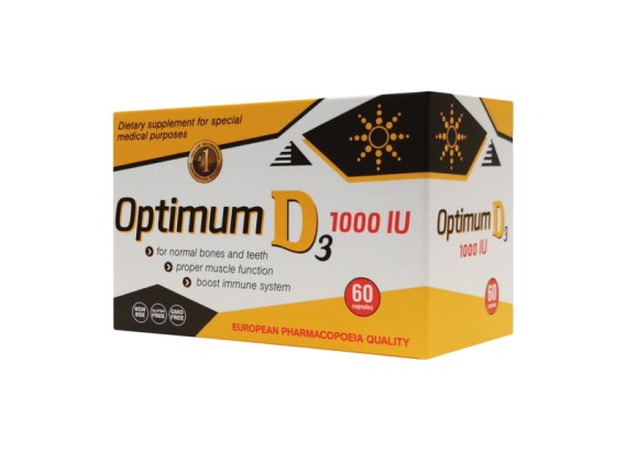Optimum D3 1000 IU 60 kapsula    