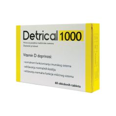 Detrical 1000 60 obloženih tableta