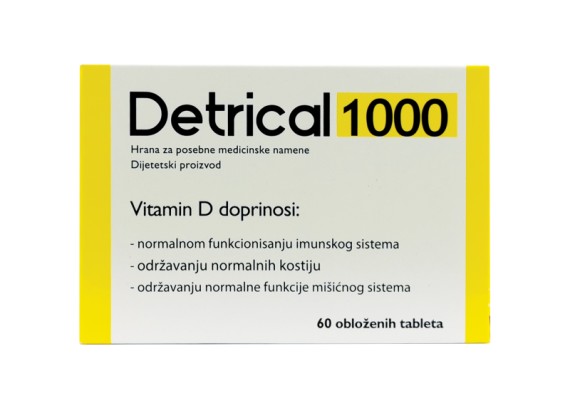Detrical 1000 60 obloženih tableta