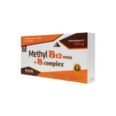 Methyl B12 1000 mcg + B complex 30 kapsula