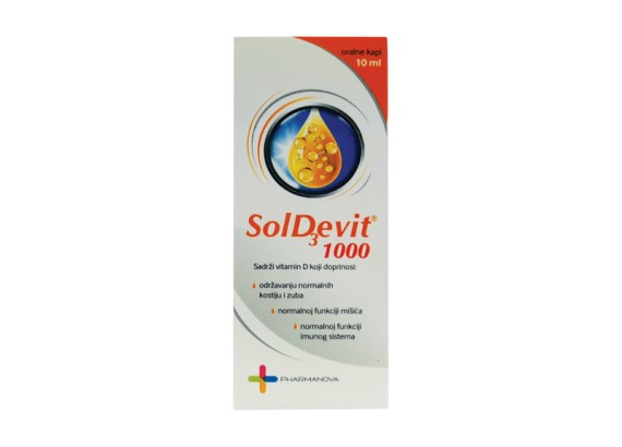 SolDevit® 1000 IU oralne kapi 10 ml