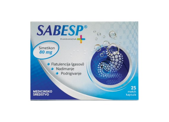 Sabesp® 80 mg 25 kapsula