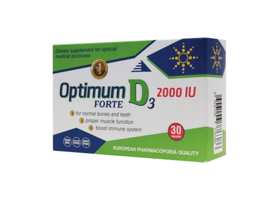 Optimum D3 Forte 2000 IU 30 kapsula    