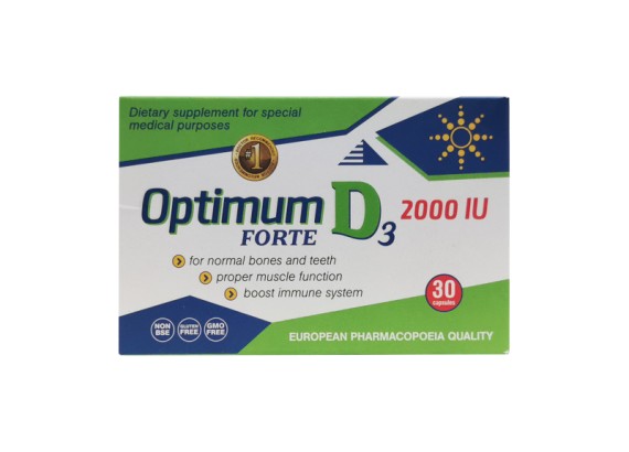 Optimum D3 Forte 2000 IU 30 kapsula    