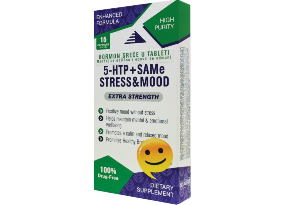 5-HTP+SAMe Stress&Mood 15 kapsula
