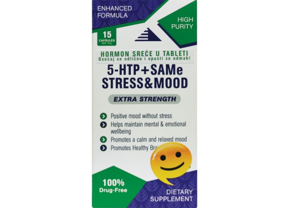 5-HTP+SAMe Stress&Mood 15 kapsula