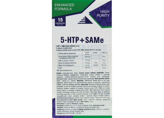 5-HTP+SAMe Stress&Mood 15 kapsula