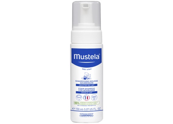 Mustela® Pena-Šampon za temenjaču 150 ml