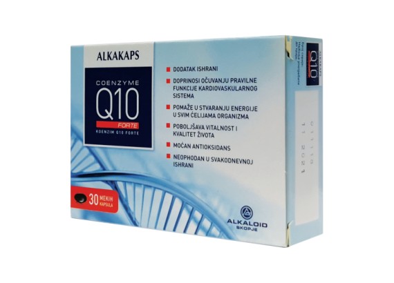 Alkakaps Coenzyme Q10 forte 30 mekih kapsula