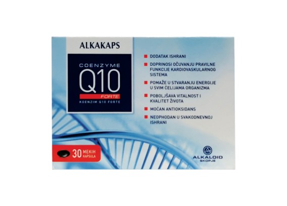 Alkakaps Coenzyme Q10 forte 30 mekih kapsula