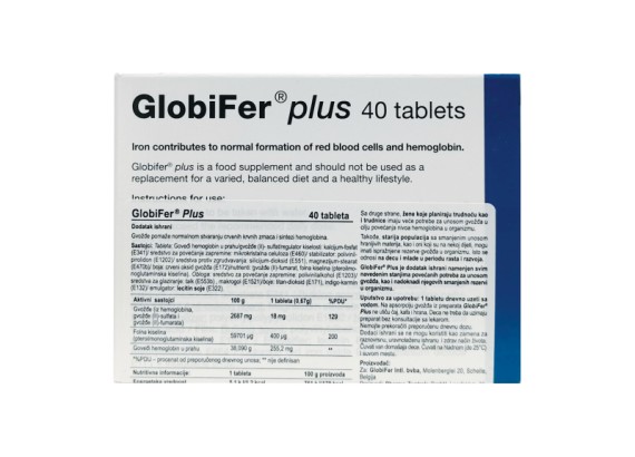 GlobiFer plus 40 tableta