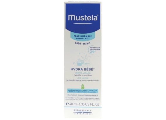 Mustela Hydra Bebe krema za lice 40 ml