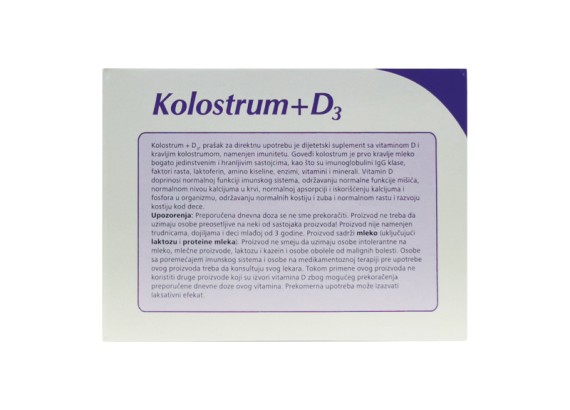 Kolostrum + D3 20 kesica