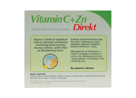 Vitamin C + Zn direkt 