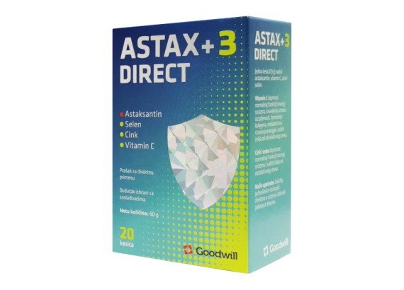 ASTAX+3 DIRECT  20 kesica