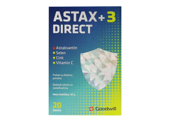 ASTAX+3 DIRECT  20 kesica