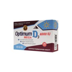 Optimum D3 Mega 4000 IU 30 kapsula    