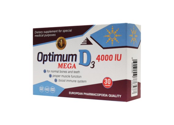 Optimum D3 Mega 4000 IU 30 kapsula    