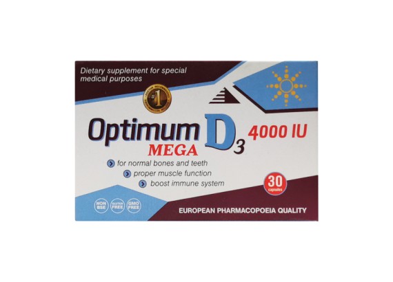 Optimum D3 Mega 4000 IU 30 kapsula    