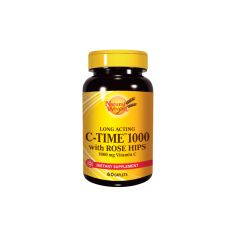 Natural Wealth  Long Acting C-TIME 1000 with Rose Hips   60 tableta