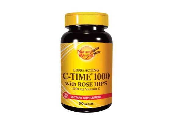 Natural Wealth  Long Acting C-TIME 1000 with Rose Hips   60 tableta