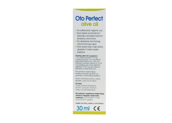 Oto Perfect Olive oil sprej za uši 30 ml