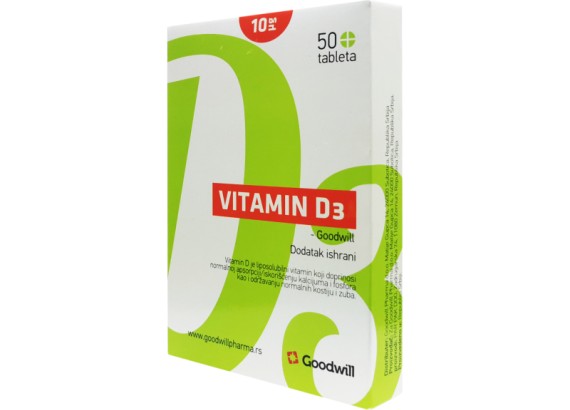 Goodwill Vitamin D3  50 tableta